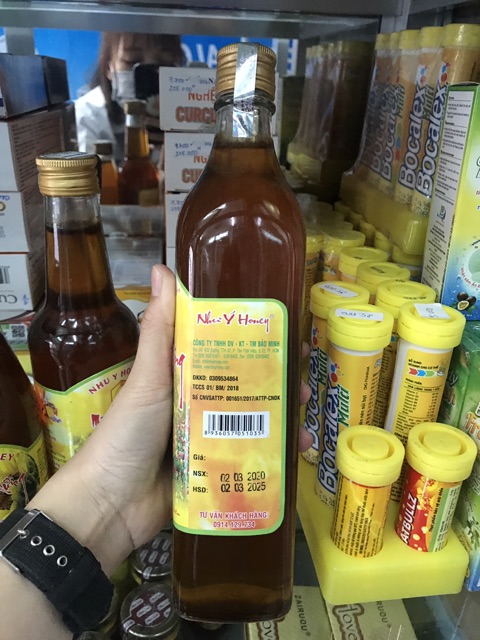 Mật ong rừng như ý honey chai 500 ml