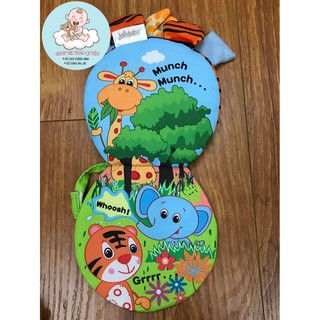 [Sale sập sàn] Sách vải My jungle book (3-18 tháng)