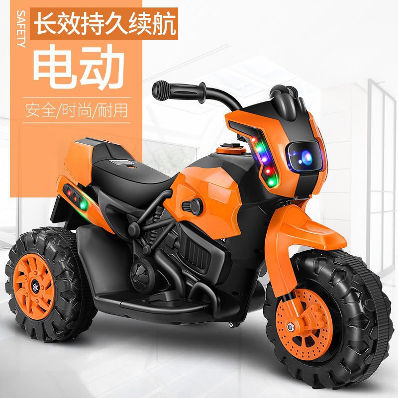 Xe máy điện 3 bánh A9999 moto đạp ga cho bé tự lái (Đỏ-Cam-Trắng-Vàng-Xanh)