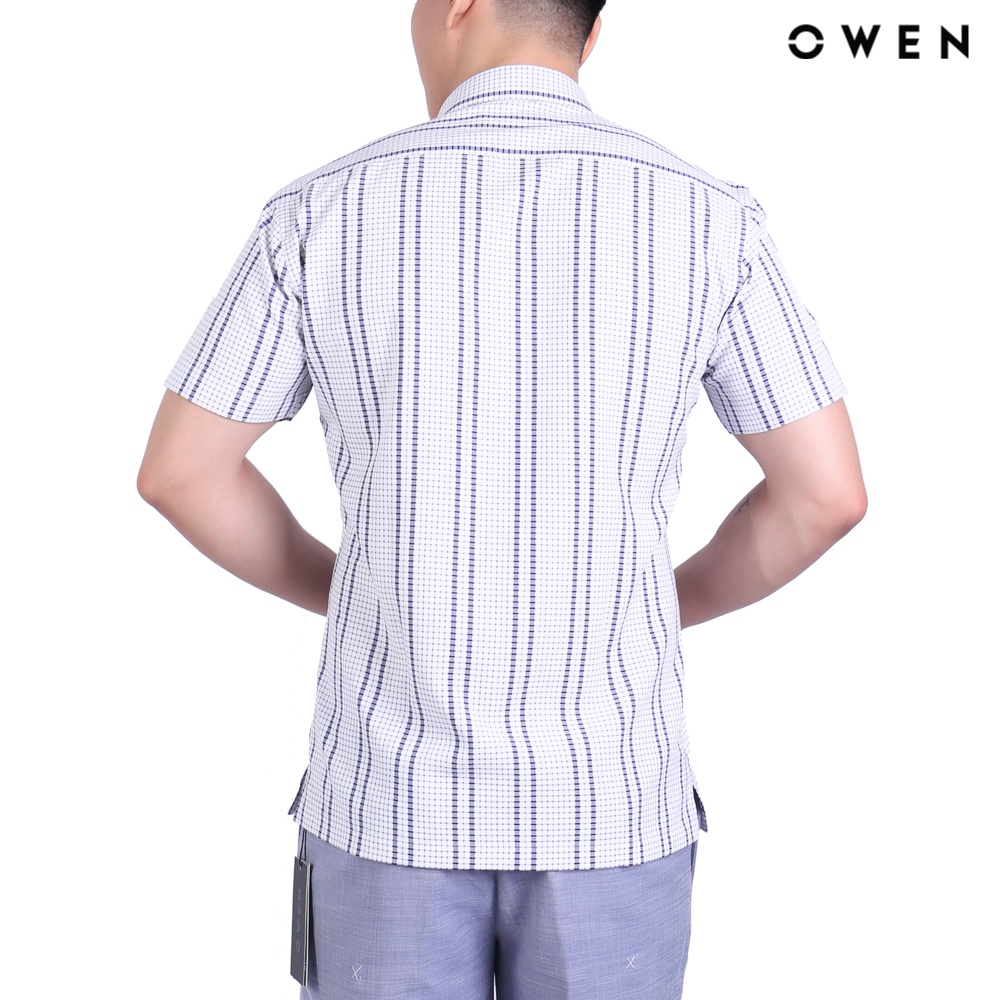 Áo sơ mi Nam tay ngắn Owen Dáng Body Fit - BA20643NT