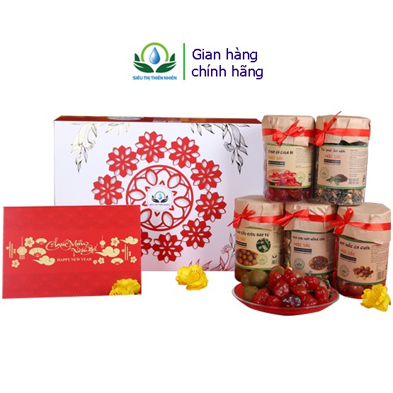 Hộp Quà Tết Đại Lợi 2022 SIÊU THỊ THIÊN NHIÊN Sang Trọng, Lịch Sự, Ý Nghĩa, Tốt Cho Sức Khỏe