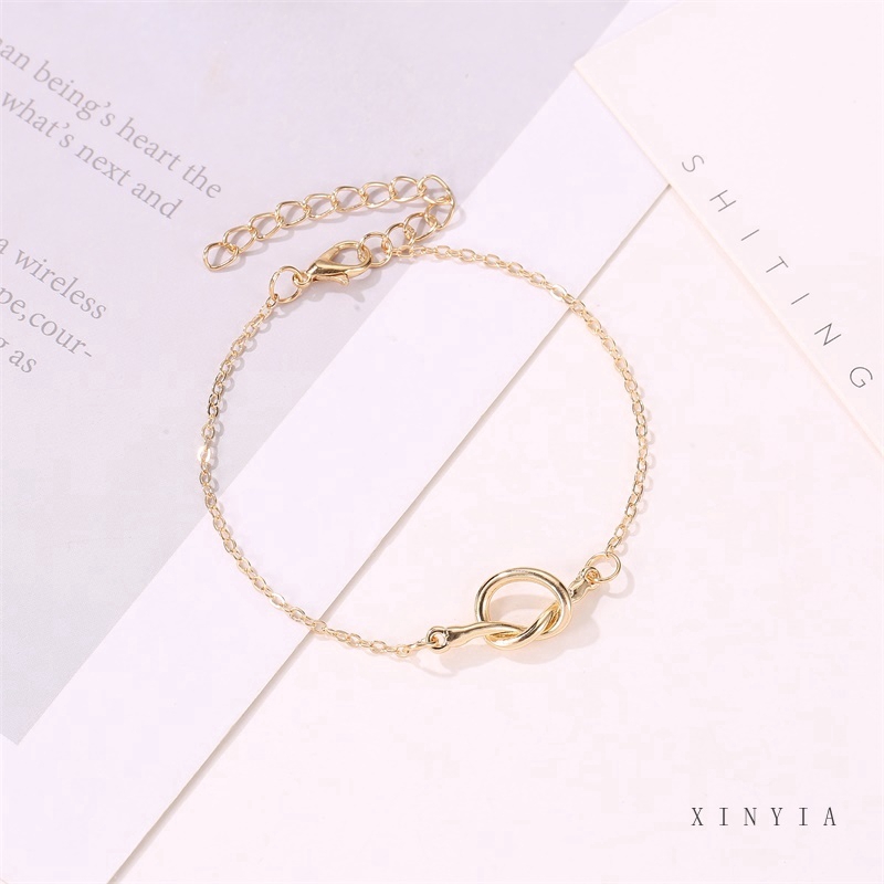 Vòng Tay Kim Loại Thiết Kế Đơn Giản Cho Cặp Đôi