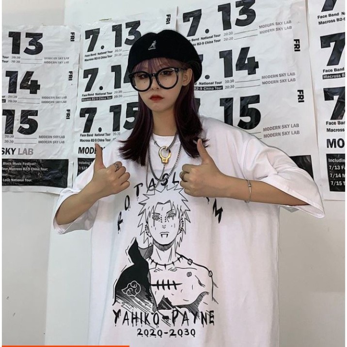 ÁO THUN, ÁO PHÔNG TAY LỠ UNISEX FORM RỘNG OVERSIZE ANIME M78 KL SHOP