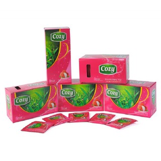 TRÀ COZY TÚI LỌC HƯƠNG VẢI 25 TÚI