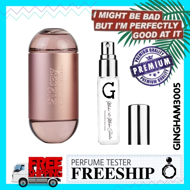 ✦GH✦ Mẫu thử nước hoa nữ Sexy 212 5ml-10ml