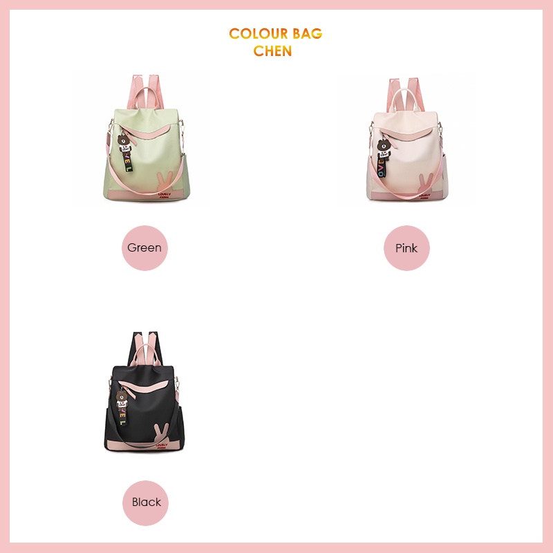Balo nữ CHEN balo ulzzang đi học hàn quốc chất vải oxford cao cấp BL03