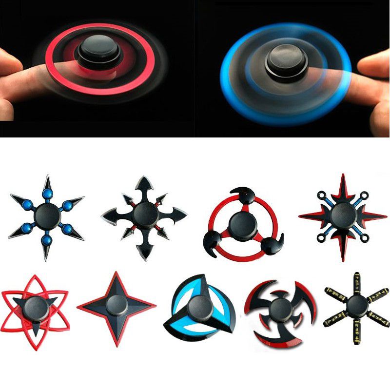 Đồ chơi con quay ngón tay Naruto Shuriken hoạt hình vui nhộn dùng làm quà tặng sinh nhật cho người lớn/ trẻ em 6cm