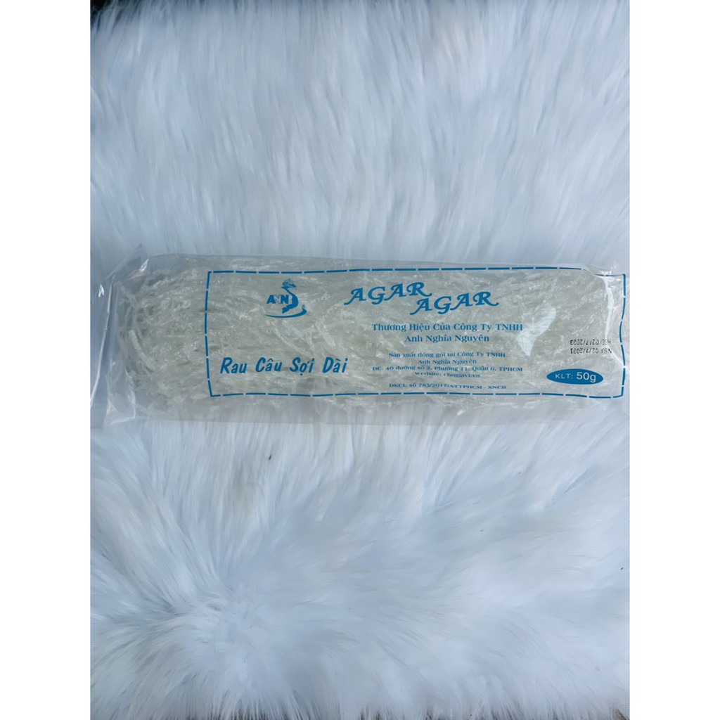 Rau câu sợi DÀI thương hiệu ANN 1 gói 50 Gram -  Chất lượng thơm ngon
