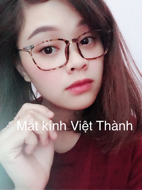 Gọng kính ombre dẻo vuông vừa nhận lắp mắt cận viễn loạn OM06