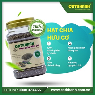 Hạt chia organic hộp 500gr - Cát Khánh