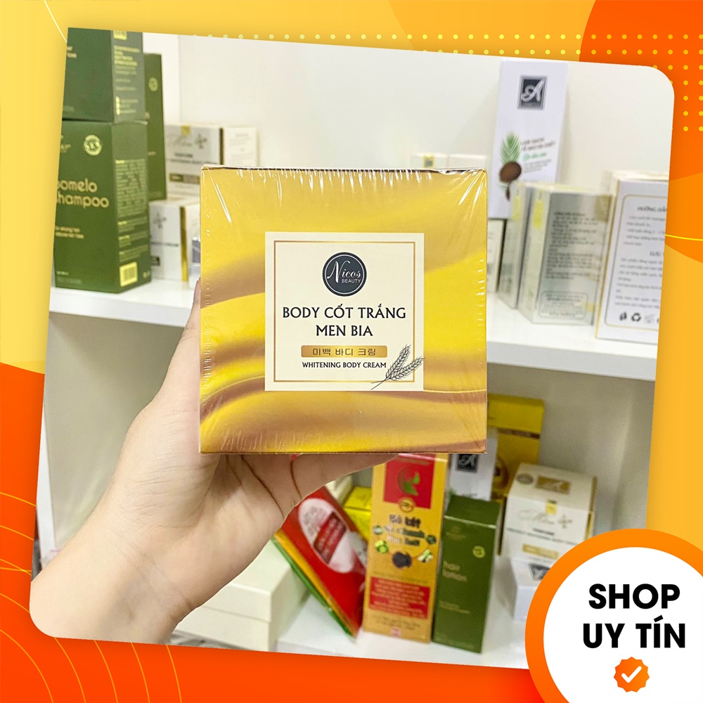 [Chính hãng] Kem Body Men Bia Nicos - Body Cốt Trắng Nikos Beauty Thanh Nhi