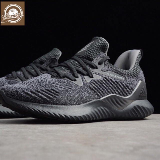 NEW- | Bán Chạy | Giầy thể thao Alphabounce Beyon Carbon GREY CORE BLACK đen thời trang dạo phố KHO Xịn Nhẩt 2021 $