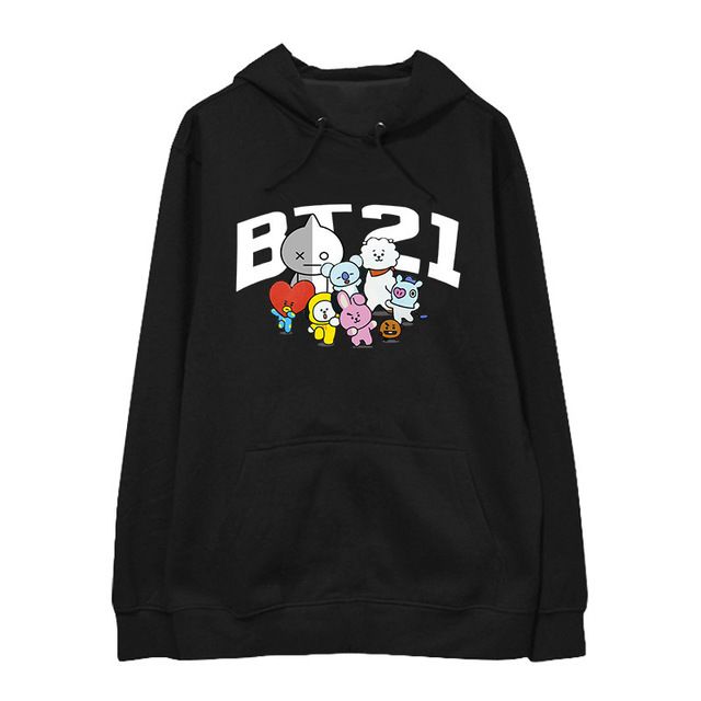 Áo Khoác Hoodie In Hình BT21 Mới Nhất Đẹp Nhất