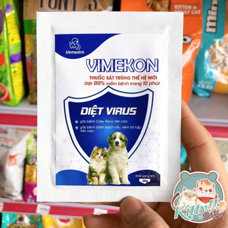 Vimekon - sát trùng chuồng trại, môi trường của Vimedim