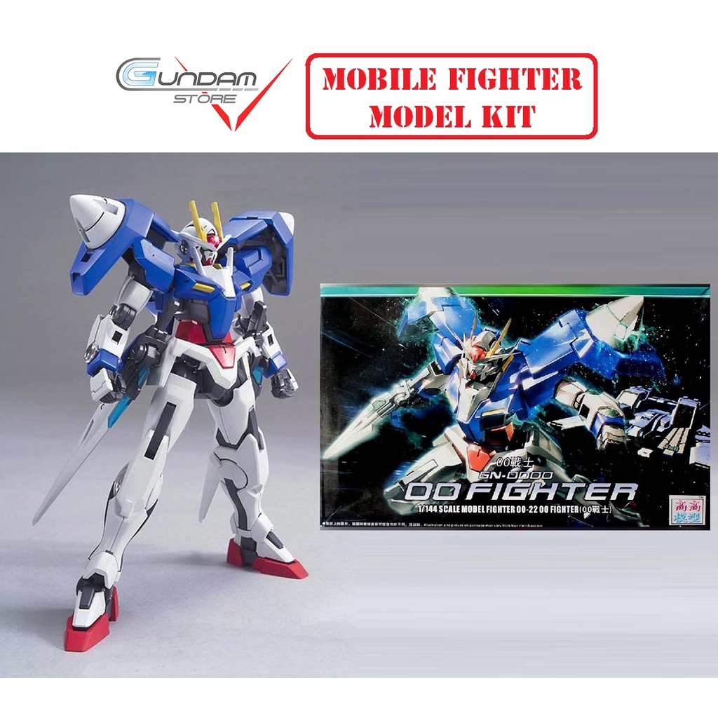 Mô Hình Gundam HG 00 Fighter TT Hongli GN-0000 1 144 Đồ Chơi Lắp Ráp Anime