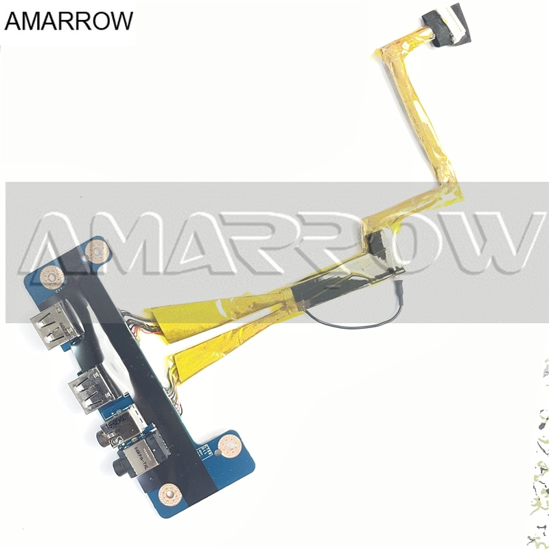 Ban Đầu Laptop USB Âm Thanh Jack Ban Dành Cho Toshiba Qosmio X505 P505 DA0TZ1AB8D0