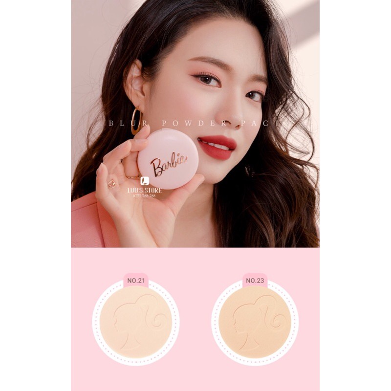 Phấn Phủ Nén Eglips x Barbie Blur Powder Pact