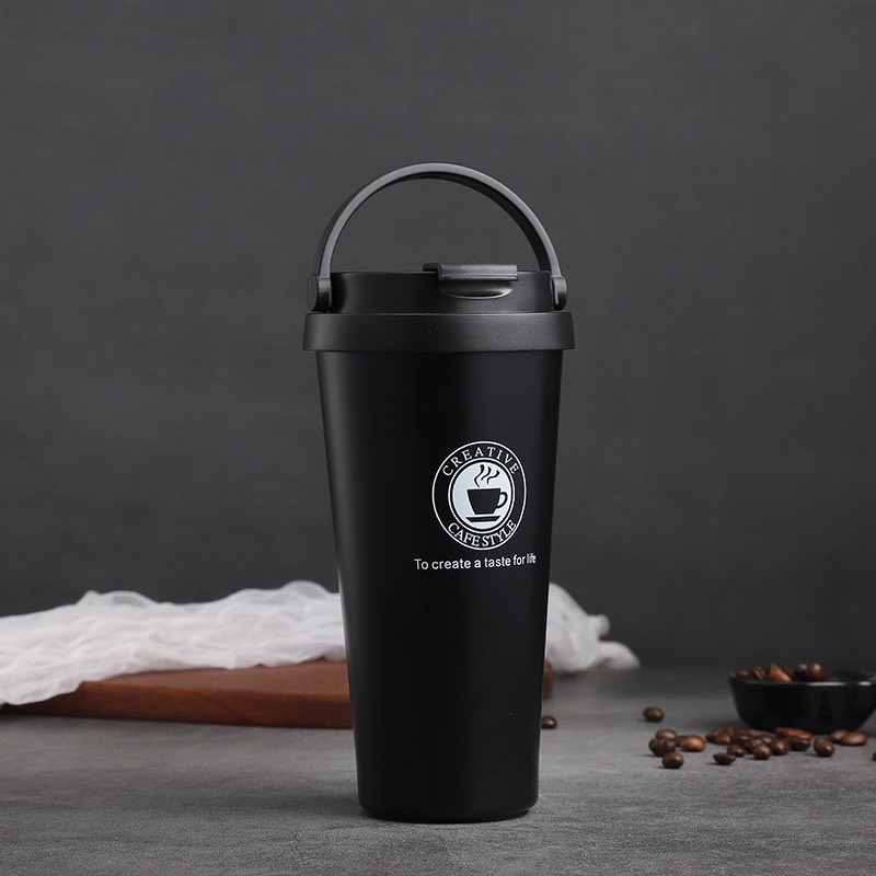 Ly giữ nhiệt Creative 500ml inox 304 nắp chống tràn cao cấp có quai xách tiện lợi | BigBuy360 - bigbuy360.vn