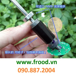 Động cơ từ Brushless phát điện 3 pha 25w