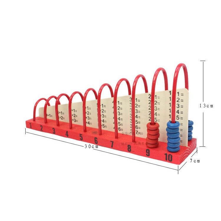 Đồ Chơi Bằng Gỗ Cho Trẻ Em Bàn Tính Trẻ Em Đếm Hạt Toán Học Dạy Học Sớm - Đồ Chơi Giáo Dục Món Quà Đồ Chơi Toán Học 002
