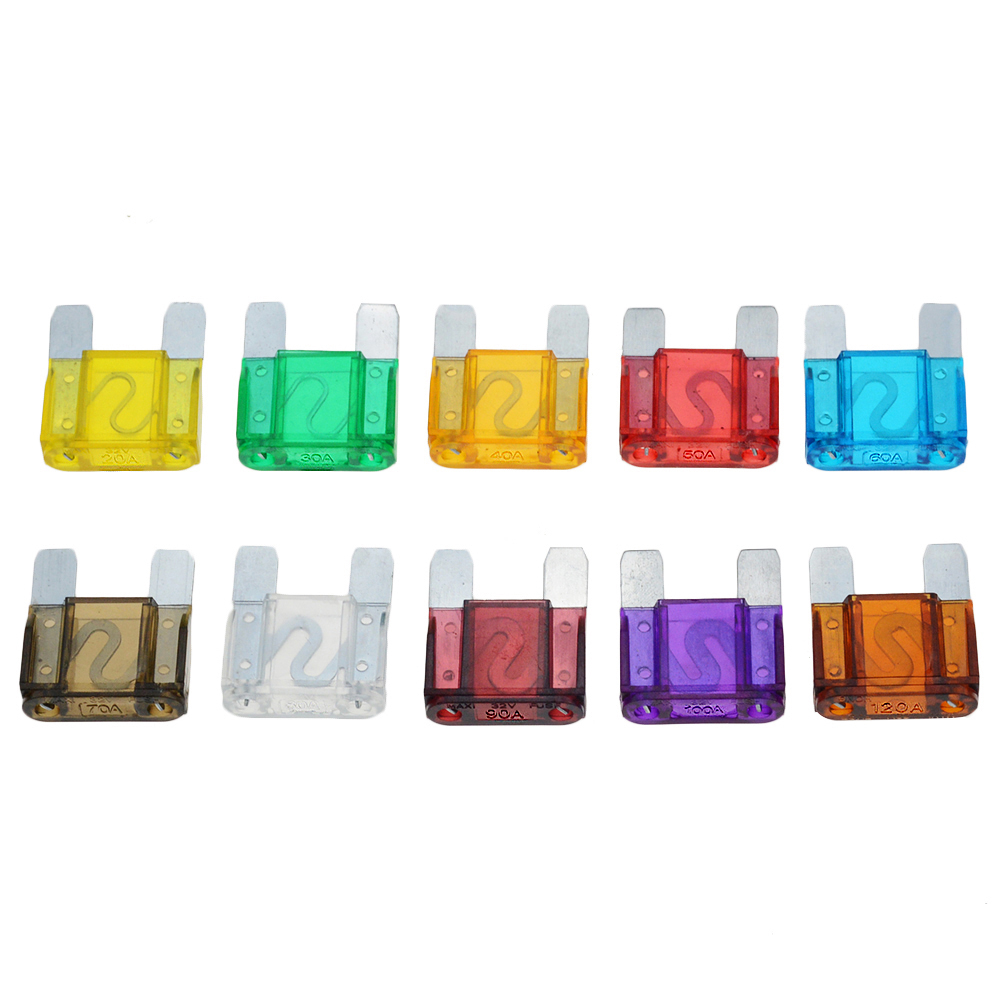 Set 5 Cầu Chì 20a 30a 40a 50a 60a 70a 80a 90a 100a 120a Kích Thước Lớn 29mm Cho Xe Tải