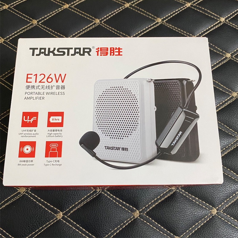 Máy Trợ Giảng Không Dây Takstar E126W Dòng Siêu Nhỏ Gọn Âm Thanh To Rõ Hàng Chính Hãng Bảo Hành 6 Tháng
