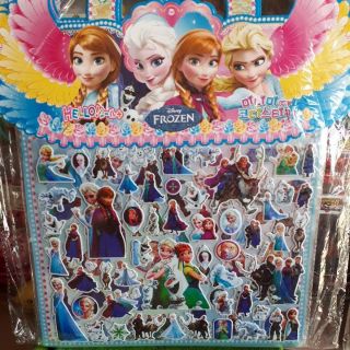 Hình dán sticker công chúa Elsa miếng to