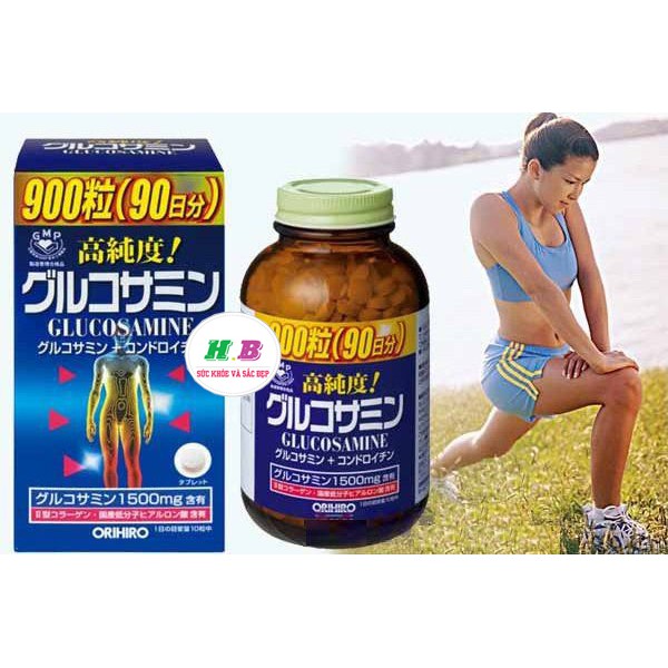 Thuốc xương khớp 💞{FREESHIP}💞 Viên uống Glucosamine 1500mg Nhật Bản 900 viên