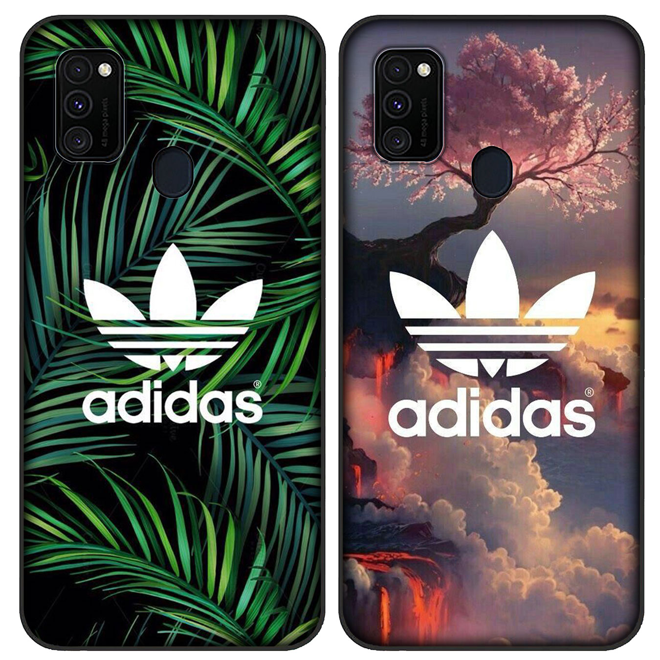 Ốp điện thoại dẻo silicon in hình Logo Adidas cho Samsung Galaxy S21 Ultra S8 Plus M31 M51 A11 A31 A51 S21+ S8+ S21Plus