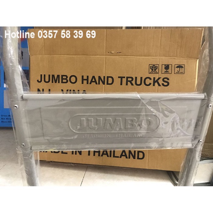 Techhouse -  Xe Đẩy Hàng 4 Bánh 170kg Jumbo HL-110C Cam Kết Uy Tín