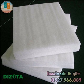 [Handmade - Len chọc] Đệm chọc len bằng mút xốp Foam
