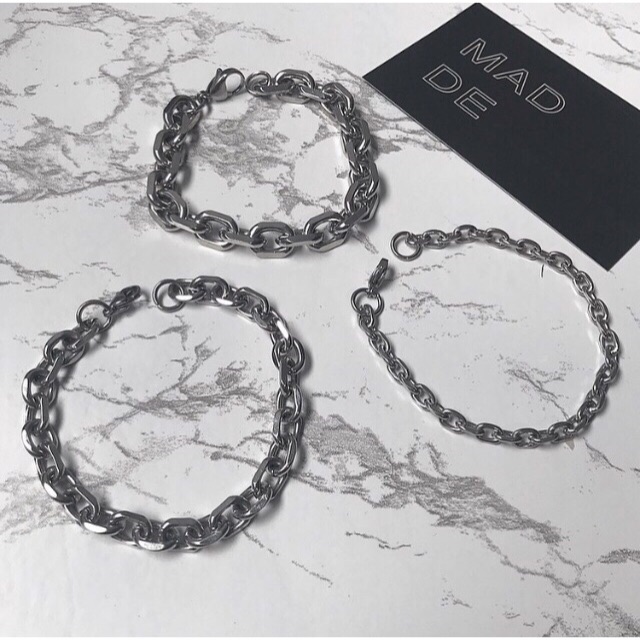 Vòng tay xích vuông inox - chain high / bracelet 4li-7li-10li-12li (BCH4 / BCH7 / BCH10 / BCH12)