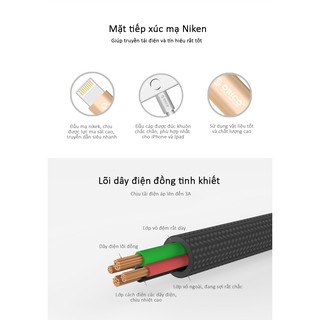 Cáp Sạc Iphone , Ipad... Lightning Orico USB LTF-10 (Bạc) -vitinhth