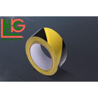 [ 6 CUỘN ] BĂNG KEO CẢNH BÁO ĐỦ MÀU PHÂN CHIA KHU VƯC 4.8CM X 33 MÉT