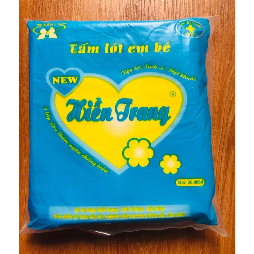Miếng lót phân su cho bé, tấm lót sơ sinh Hiền Trang