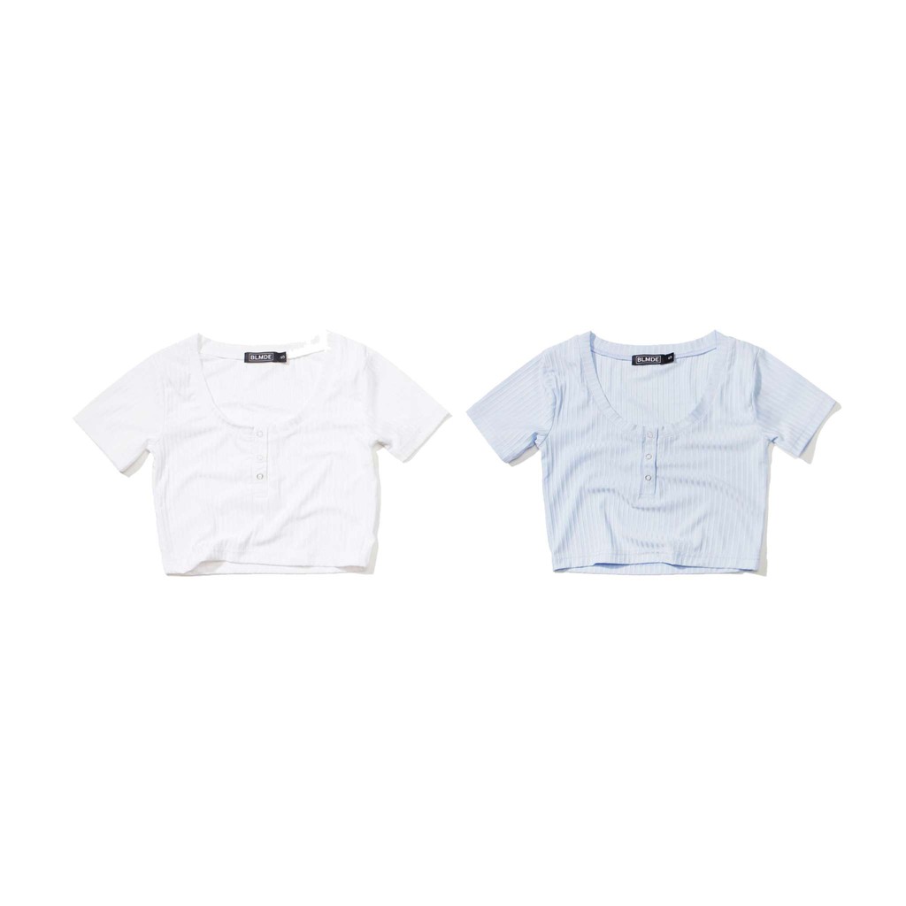 Áo croptop cổ tròn BLMDE