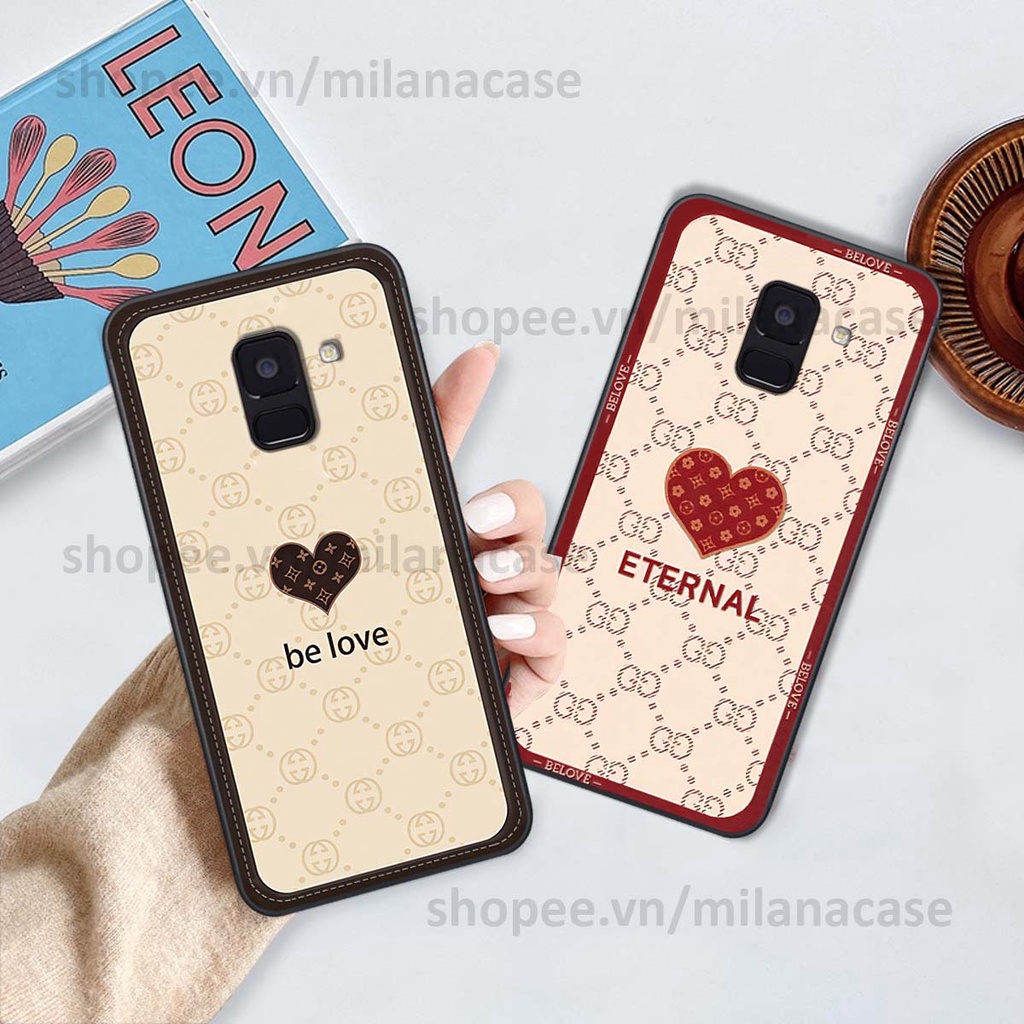 Ốp Samsung A8 2018 / A8 Plus / A8+ hình trái tim be love tình yêu siêu đẹp, cá tính, thời trang
