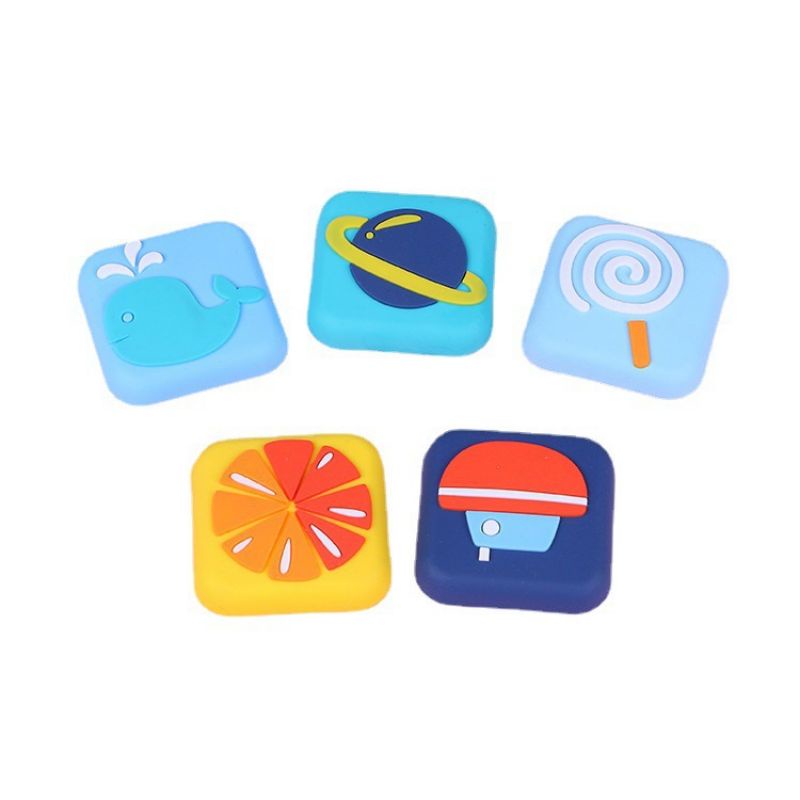 Miếng đệm silicone chặn cửa, tủ, bàn ghế chống ồn,chống trầy xước (1CÁI), dán trên gạch men