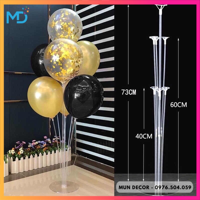 Trụ Bóng Bay Trang Trí Trụ Mica Giả Bóng Bay Cao 70cm