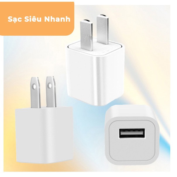 Củ Sạc đầu Usb Dành Cho Điện Thoại Androi, Iphone Loại Rẻ - missfly