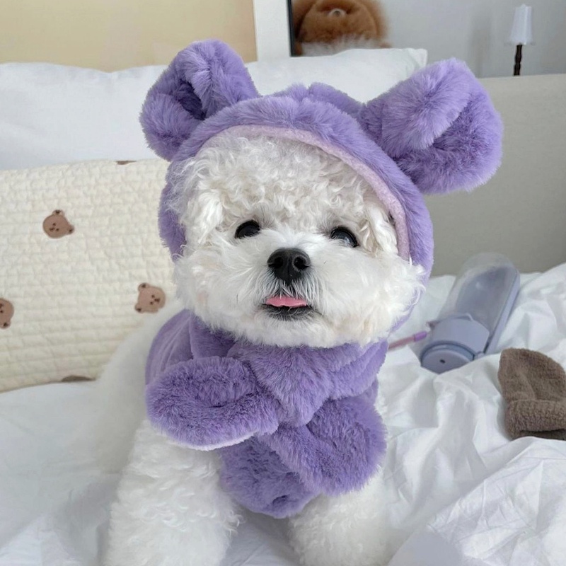 Áo Khoác Cotton Dày Dặn Giữ Ấm Dành Cho Thú Cưng