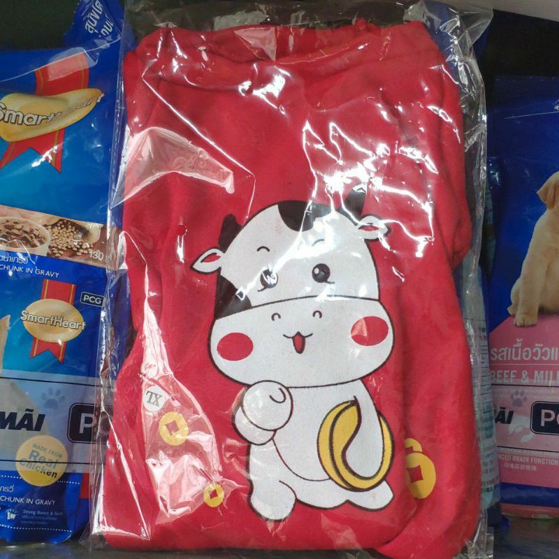 Áo Tết cho Miu và Cún size S,M,L,XL