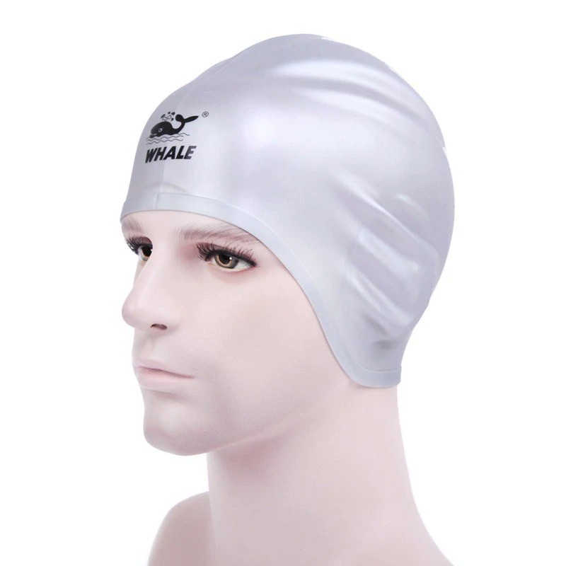 Mũ bơi che tai WHALE 3D SILICONE CAP 1700