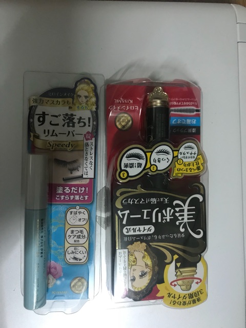 Set Mascara tẩy trang và Mascara Kiss Me Heroine Volume/long Curl | BigBuy360 - bigbuy360.vn