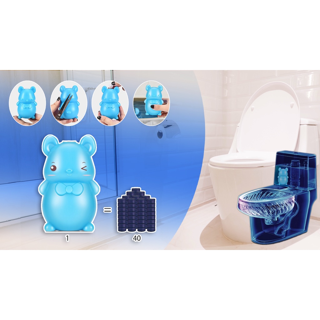 Lọ Thả Bồn Cầu Heo Xanh Diệt Khuẩn Tẩy Rửa Vệ Sinh - AZ Store