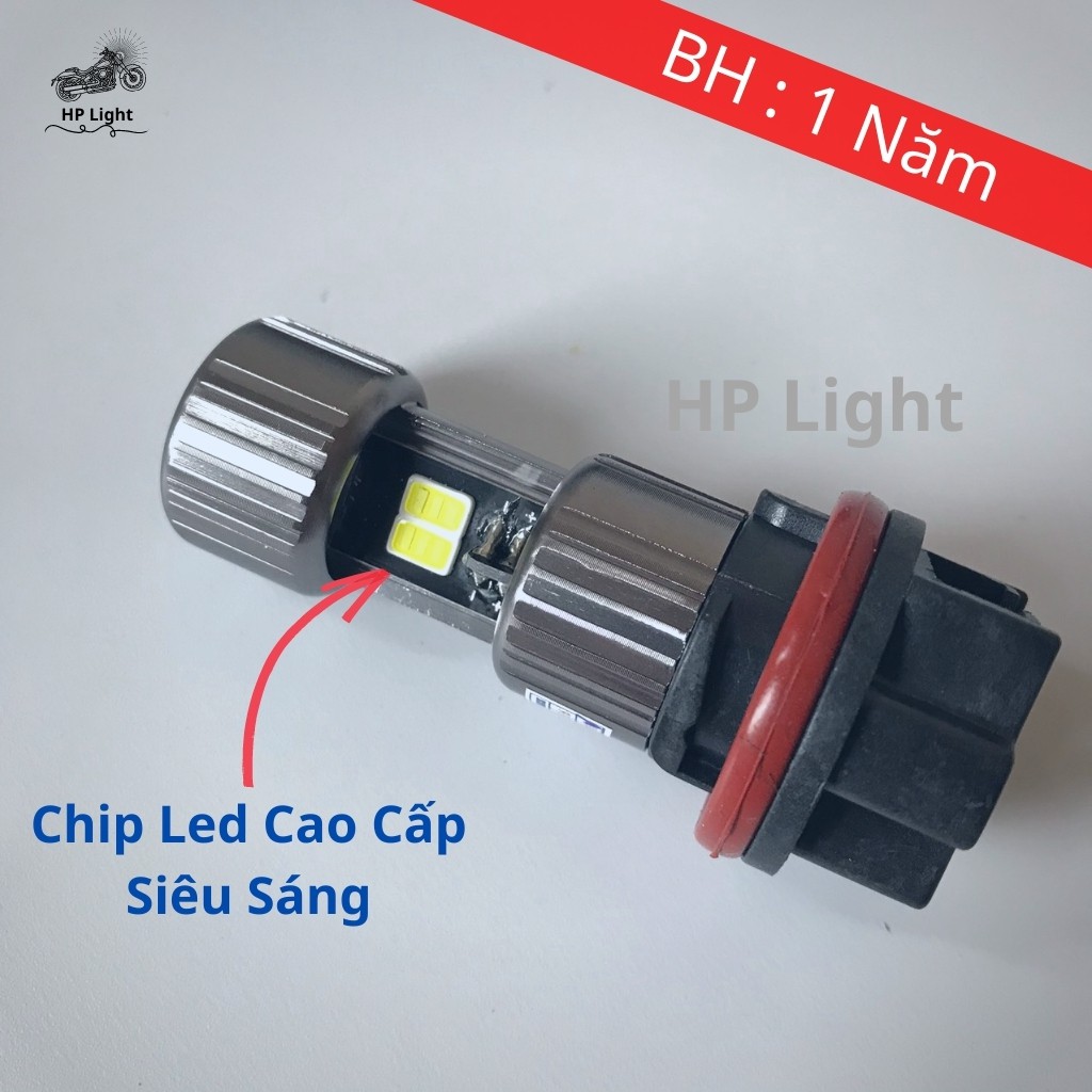 Đèn Pha Led Chân Hs5 Chính Hãng BMA Siêu Sáng Xe Airblade 2011 AB 2011 MẬP, PCX 2011, Lead 2011