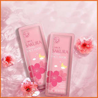 Lẻ Miếng Mặt Nạ Ngủ Laikou Hoa Anh Đào Sakura Sleeping Face Mask Chính Hãng