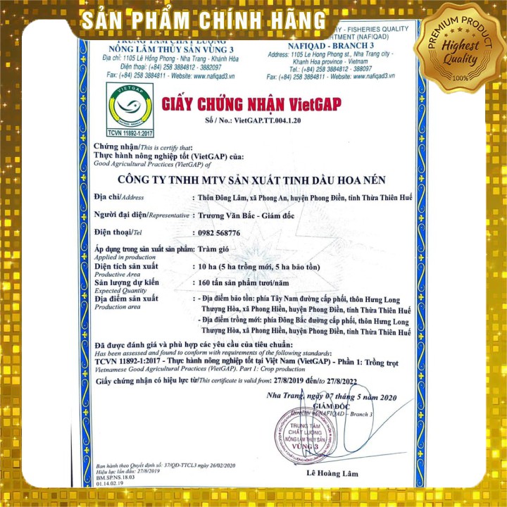 Tinh dầu hoa ngũ sắc Hoa Nén 10ml_Hổ trợ người bị viêm xoang, viêm mũi dị ứng