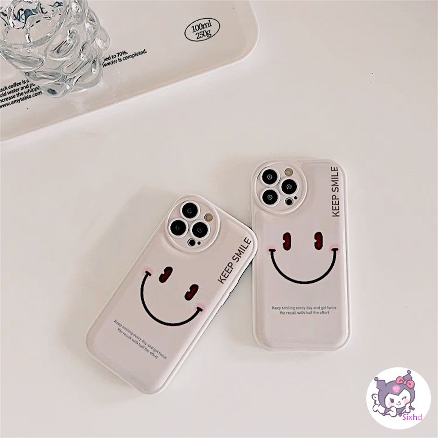 Compatible With Samsung A04s A03s A12 A13 A14 A22 A23 A33 A53 A04 A04e A32 A34 A50 A50s A30s A21s A31 A11 M11 A03s A02s A51 A52 A54 A71 A72 A73 M23 S22Ultra S20FE sixhd Ốp Điện Thoại TPU Mềm Đệm Khí Chống Sốc In Hình Mặt Cười Cho