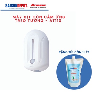 Máy xịt cồn cảm ứng treo tường atmor at110 - saigondepot